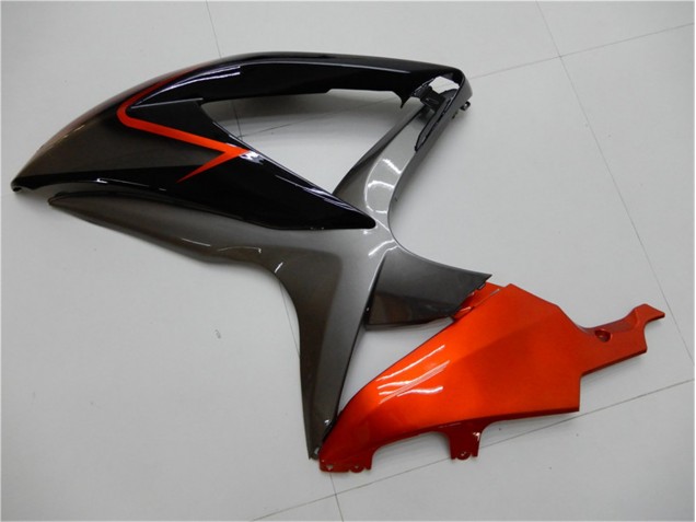 08-10 Schwarz Orange Grau GSXR 600/750 Motorrad Verkleidung 08-10 Schwarz Orange Grau GSXR 600/750 Motorrad Verkleidung