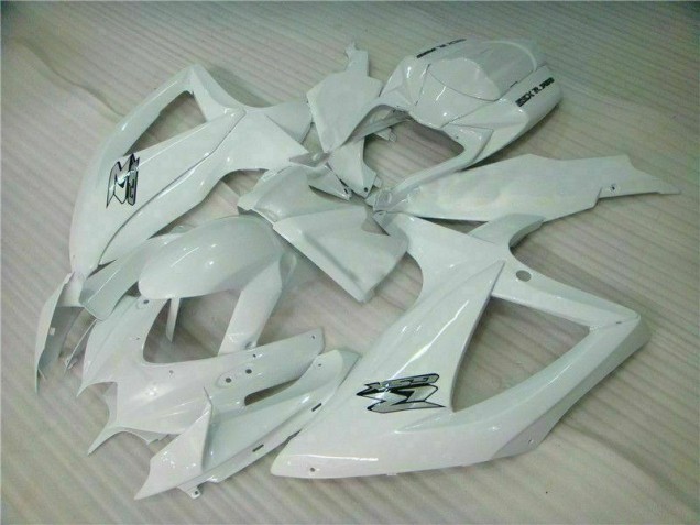 08-10 Weiß GSXR 600/750 Motorrad Verkleidung 08-10 Weiß GSXR 600/750 Motorrad Verkleidung