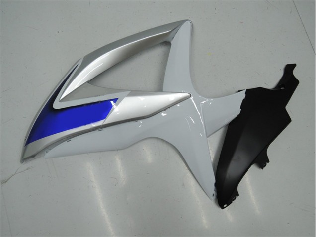 08-10 Weiß Silber Blau GSXR 600/750 Motorrad Verkleidung 08-10 Weiß Silber Blau GSXR 600/750 Motorrad Verkleidung