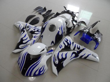 08-11 Blau schwarze Flamme Rennen CBR1000RR Motorrad Verkleidung