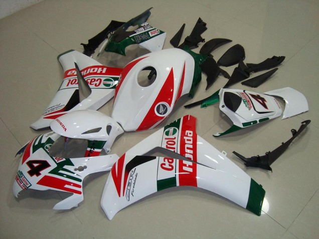 08-11 Castrol Dunkel Grün CBR1000RR Motorrad Verkleidung
