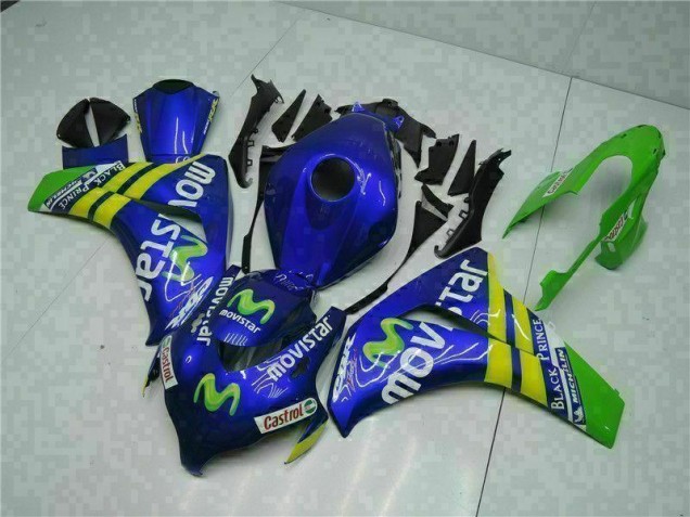 08-11 Grün Blau CBR1000RR Motorrad Verkleidung