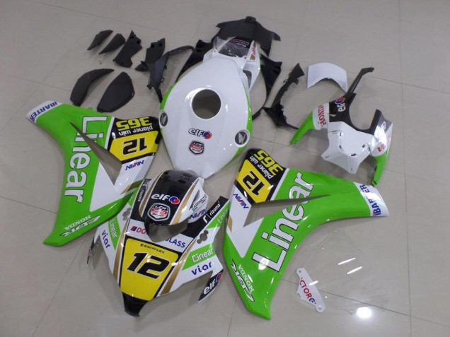 08-11 Grün Linear 12 CBR1000RR Motorrad Verkleidung