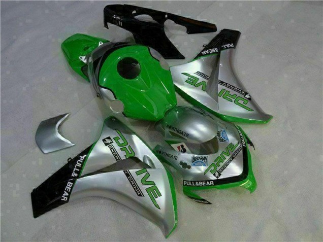08-11 Grün Silber CBR1000RR Motorrad Verkleidung