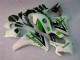 08-11 Grün Weiß CBR1000RR Motorrad Vollverkleidung