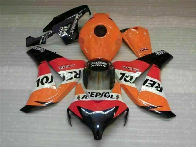 08-11 Orange Repsol CBR1000RR Motorrad Verkleidung