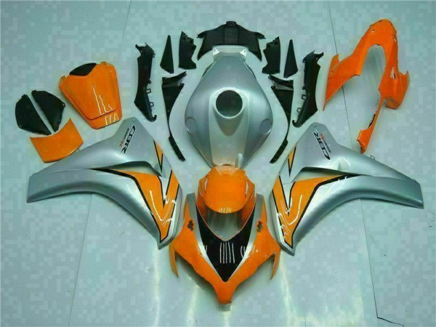 08-11 Orange Silber CBR1000RR Motorrad Verkleidung