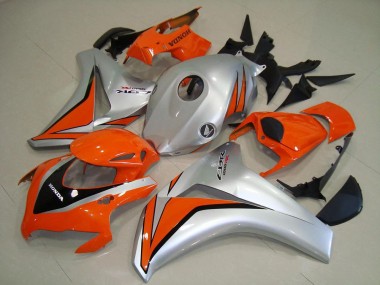 08-11 Orange Silber CBR1000RR Motorrad Verkleidungen