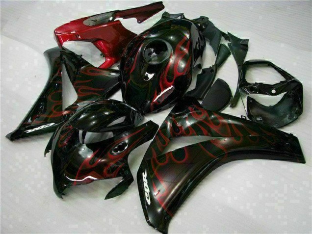 08-11 Rot Flamme CBR1000RR Motorrad Verkleidung