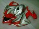 08-11 Rot Silber CBR1000RR Motorrad Verkleidungen