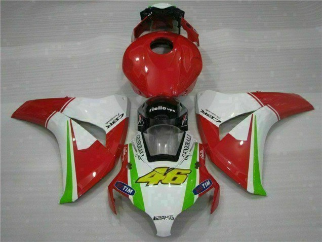 08-11 Rot Weiß CBR1000RR Motorrad Verkleidungen 08-11 Rot Weiß CBR1000RR Motorrad Verkleidungen