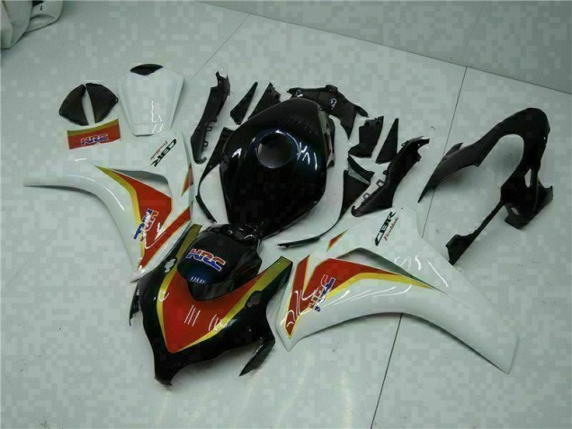 08-11 Schwarz CBR1000RR Motorrad Vollverkleidung & Plastik