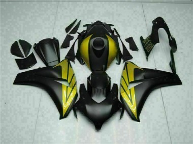 08-11 Schwarz Gold CBR1000RR Motorrad Verkleidung
