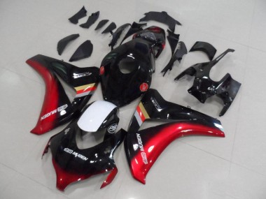 08-11 Schwarz Rot Mugen CBR1000RR Motorrad Verkleidungen