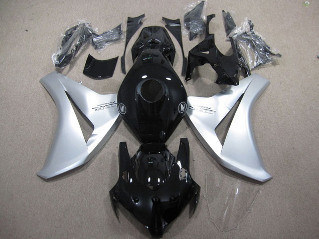 08-11 Schwarz Silber Feuerklinge CBR1000RR Motorrad Verkleidung 08-11 Schwarz Silber Feuerklinge CBR1000RR Motorrad Verkleidung