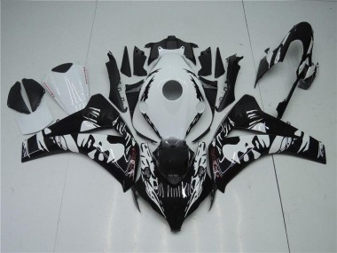 08-11 Schwarz Weiß CBR1000RR Motorrad Verkleidung