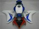 08-11 Weiß Blau CBR1000RR Motorrad Verkleidungen