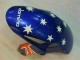 08-11 Weiß Blau CBR1000RR Motorrad Vollverkleidung