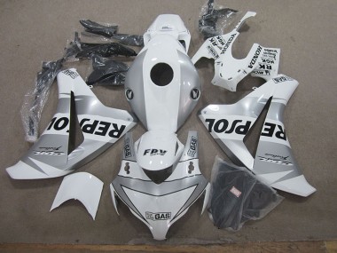 08-11 Weiß Repsol CBR1000RR Motorrad Verkleidungen