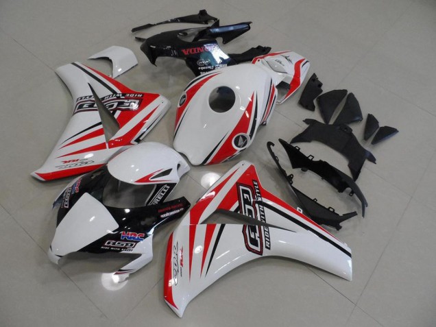 08-11 Weiß Rot HRC CBR1000RR Motorrad Verkleidung