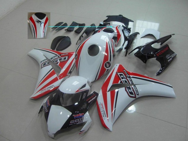 08-11 Weiß Rot Rsd CBR1000RR Motorrad Verkleidung