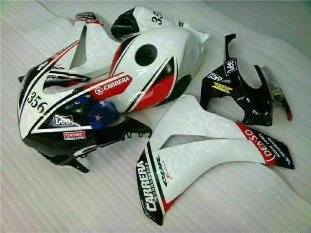 08-11 Weiß Schwarz CBR1000RR Motorrad Verkleidung & Plastik