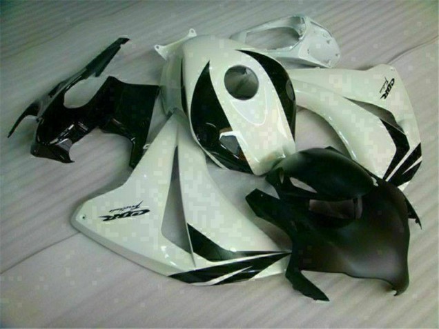 08-11 Weiß Schwarz CBR1000RR Motorrad Vollverkleidung