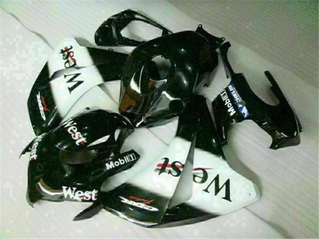 08-11 Weiß Schwarz West CBR1000RR Motorrad Verkleidung