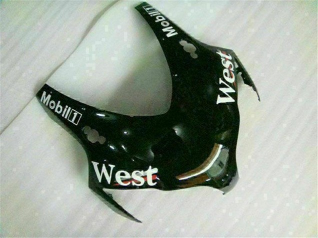 08-11 Weiß Schwarz West CBR1000RR Motorrad Verkleidung