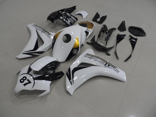 08-11 Weiß Und Schwarz 87 CBR1000RR Motorrad Verkleidung