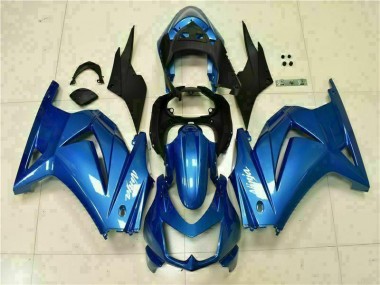 08-12 Blau Schwarz Weiß Ninja EX250 Motorrad Verkleidung