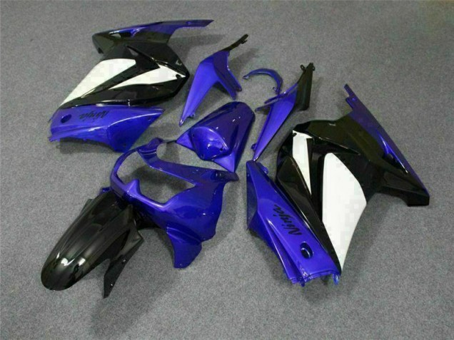 08-12 Blau Weiß Schwarz Ninja EX250 Motorrad Verkleidung