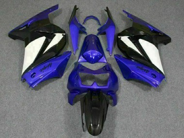 08-12 Blau Weiß Schwarz Ninja EX250 Motorrad Verkleidung