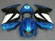 08-12 Blau Weiß Schwarz Ninja EX250 Motorrad Verkleidungen