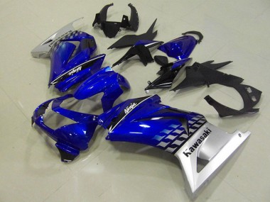 08-12 Blau ZX250R Motorrad Verkleidungen