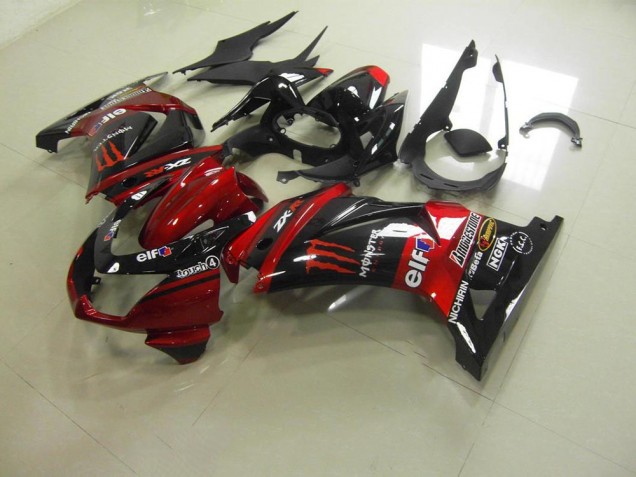 08-12 CUndy Rot Monster ZX250R Motorrad Verkleidung
