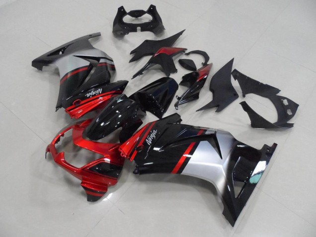 08-12 CUndy Rot Schwarz Silber ZX250R Motorrad Verkleidung 08-12 CUndy Rot Schwarz Silber ZX250R Motorrad Verkleidung
