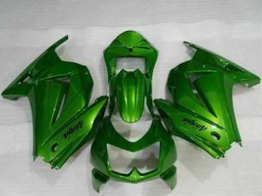08-12 Grün Ninja EX250 Motorrad Verkleidungen