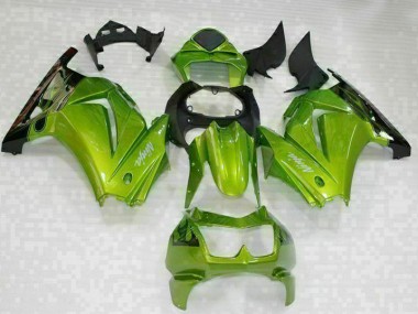 08-12 Grün Schwarz EX250 Motorrad Verkleidung & Plastik