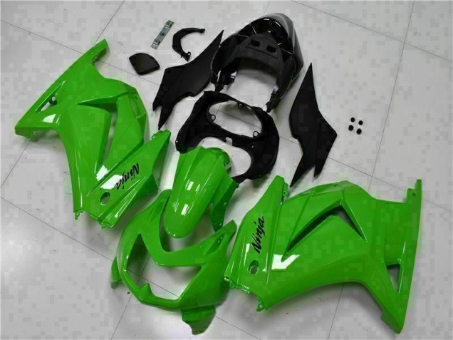 08-12 Grün Schwarzer Ninja EX250 Motorrad Verkleidungen