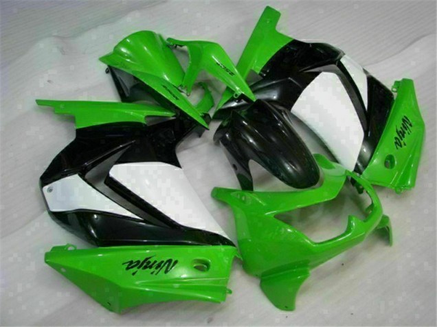 08-12 Grün Schwarzer Ninja EX250 Motorrad Vollverkleidung