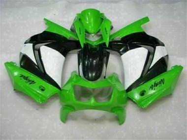 08-12 Grün Schwarzer Ninja EX250 Motorrad Vollverkleidung