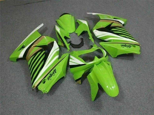 08-12 Grün Weiß Schwarz Ninja EX250 Motorrad Verkleidung
