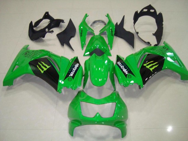 08-12 Grünes Monster ZX250R Motorrad Verkleidung