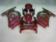 08-12 Lila Rot EX250 Motorrad Verkleidung