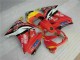 08-12 Rot Gelb EX250 Motorrad Verkleidung
