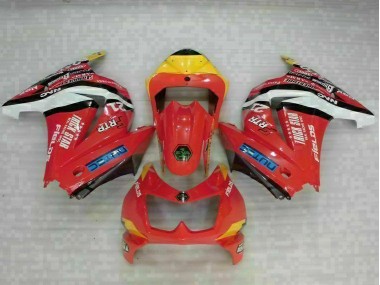 08-12 Rot Gelb EX250 Motorrad Verkleidung