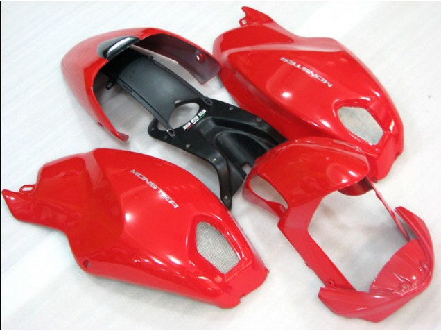 08-12 Rot Monster Ducati Monster 696 Motorrad Verkleidung 08-12 Rot Monster Ducati Monster 696 Motorrad Verkleidung