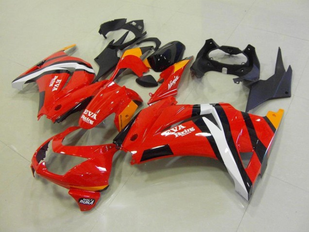 08-12 Rot Schwarz ZX250R Motorrad Verkleidungen 08-12 Rot Schwarz ZX250R Motorrad Verkleidungen