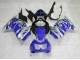 08-12 Schwarz Blau EX250 Motorrad Verkleidung